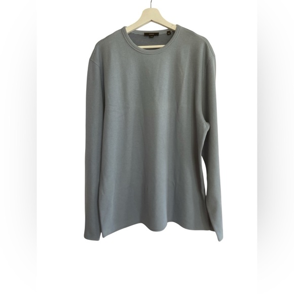 Vince Garment Dye Cotton Long-Sleeve Crew Neck Sweater Size XL - Picture 1 of 16